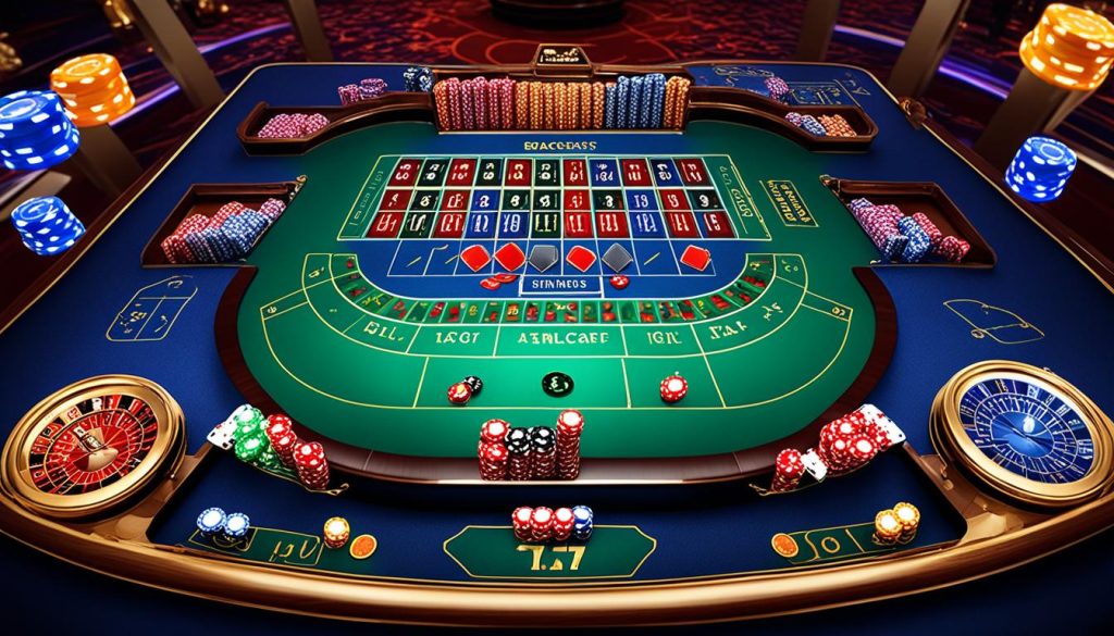 Tampilan Grafis Baccarat Online