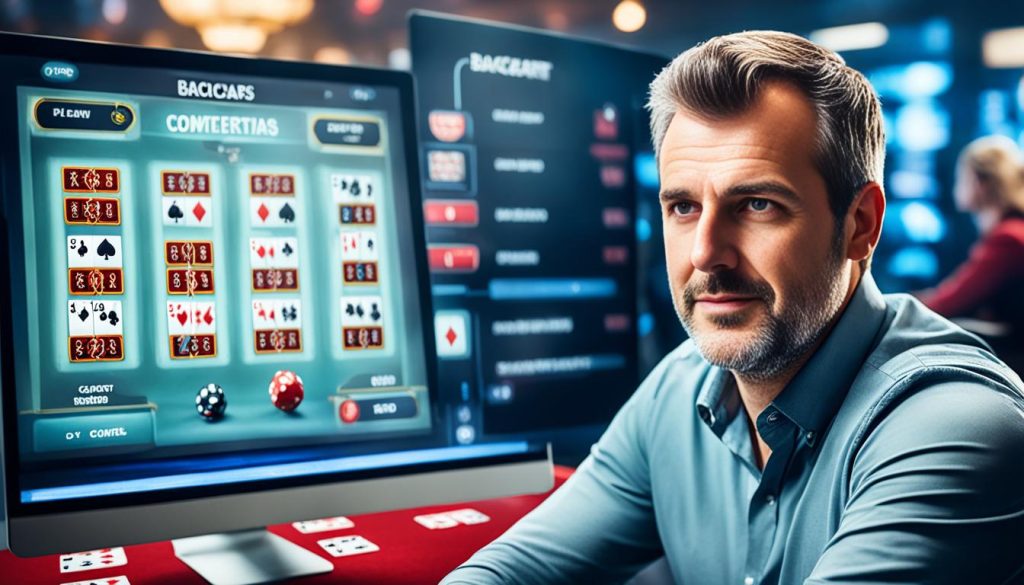 Cara bermain Baccarat online