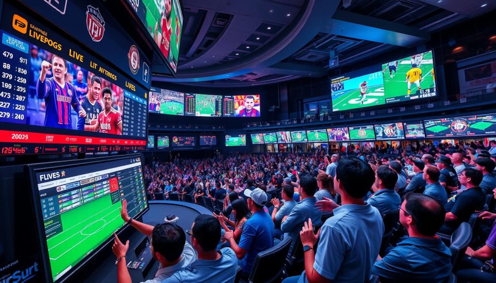 Taruhan olahraga langsung